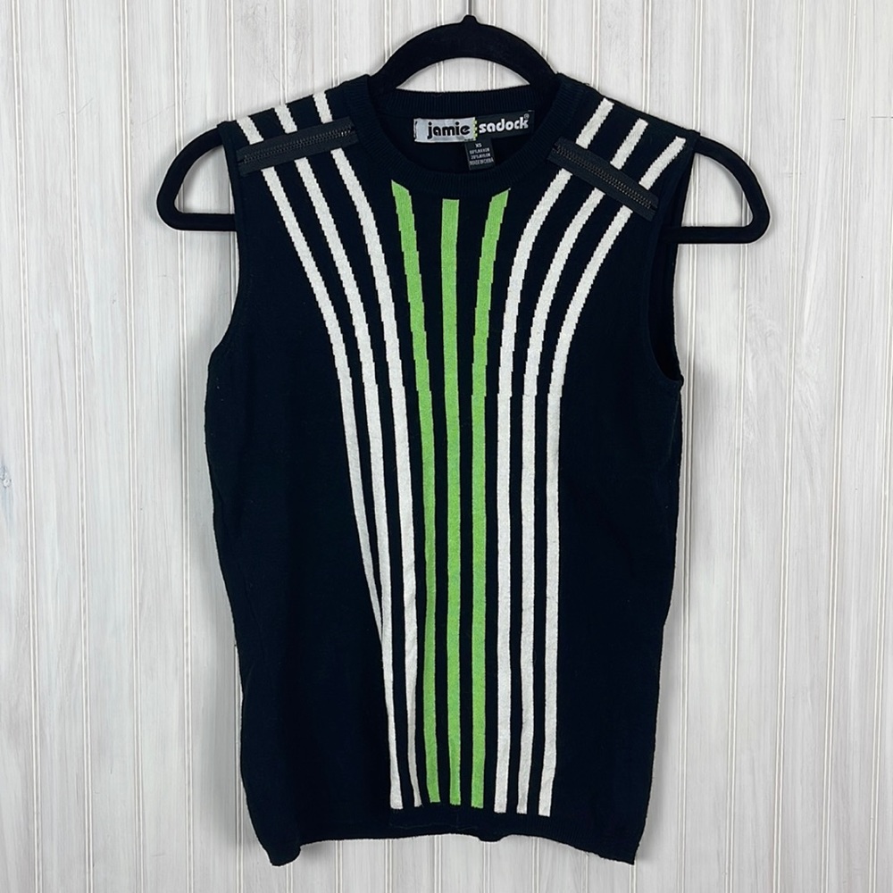 JAMIE SADOCK SLEEVELESS GOLF SWEATER XS
